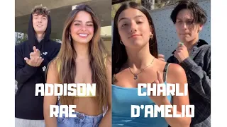 Charli D’Amelio VS Addison Rae TikTok Dance Battle June 2020 (ft Chase Hudson & Bryce Hall)