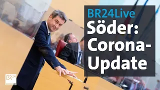 BR24Live: Markus Söder erklärt Corona-Maßnahmen im Landtag | BR24