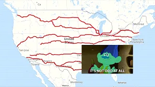 U.S. Interstate System Simplified