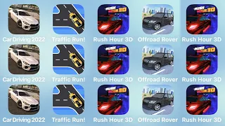 Car Driving 2022, Traffic Run, Rush Hour 3D and More Car Games iPad Gameplay