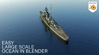 Large Scale Oceans in Blender EEVEE tutorial