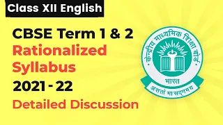 CBSE Term Wise Syllabus for Term 1 and Term 2 | Class 12 Board Exam English Syllabus 2021-22