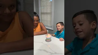 Sibling Shenanigans Sister Crashes Brother's Birthday Video 🎂 🎉 🥳#short #shortfeed #birthday