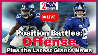 Battle For Success: NY Giants Offense Position Battles In 2024 Season