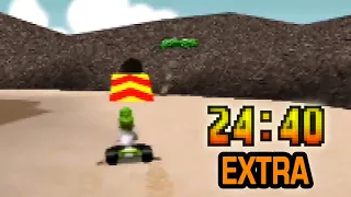 Mario Kart 64 - Extra Mode (Skips) Shortcut Speedrun 24:40 [WR]