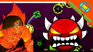 ГЕОМЕТРИ ДАШ ВЕРНУЛСЯ! СМОЖЕМ ПРОЙТИ 1 УРОВЕНЬ??? 😈 Geometry Dash Прохождение