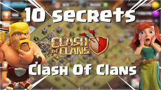 10 SECRETS INCROYABLES SUR CLASH OF CLANS !!!