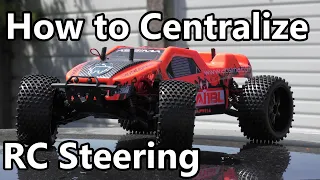 RC Car Steers Further One Way than the other? | How to Centralise the Servo