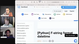 f-yes we want some f-string tricks! - Python Bytes Live Stream Episode 241