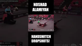 Noshad Alamiyan HANDSWITCH DROPSHOTS! #shorts #tabletennis