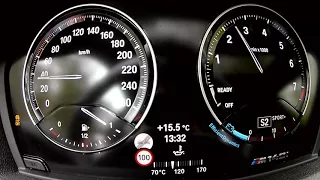 BMW M140i xdrive Launch Control 0-100 km/h Beschleunigung