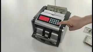 Money Counter Machine Bill Counter with UV/MG/IR Counterfeit Detection, Portable Cash Counter