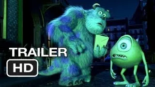 Monsters, Inc. 3D TRAILER 1 (2012) - Pixar Movie HD