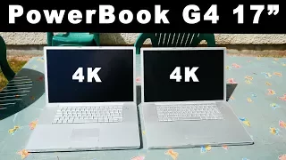 The PowerBook G4 Aluminium 17" in 4K  - 2017