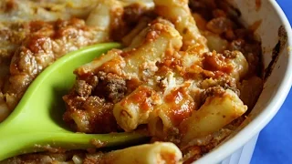 Easy Baked Ziti - Lighter, Less Fat