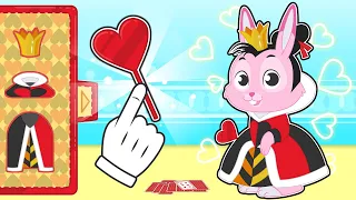 BABY PETS Ruby Dresses up as Alice in Wonderland's Queen of Hearts 💥 Cartoons for Kids