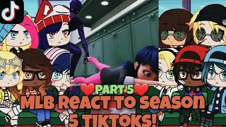 MLB react to season 5 tiktoks! | Spoilers/Finale Episode | Gacha Club | Part 5