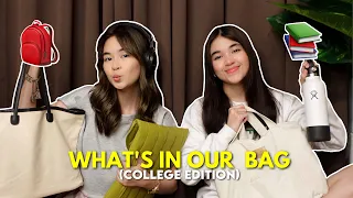 WHAT’S IN OUR F2F SCHOOL BAG (College Edition) 🎒🎓 | Princess And Nicole