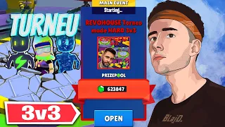 3v3 LA TURNEUL LUI REVOHOUSE! - HAI SI TU! #stumbleguys