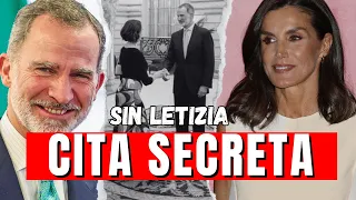 La CITA SECRETA de Felipe VI APARTANDO por COMPLETO a Letizia Ortiz