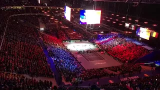 The national anthem of France " La Marseillaise " by the French crowd | Davis Cup Final