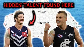 The UNKNOWN PLACES to find AFL STARS