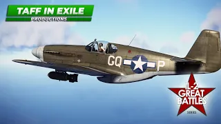 IL-2 Great Battles | Mustang P-51B-5 - Wilson Overton | Catching a Bullet