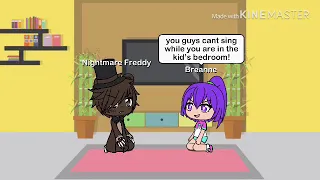 My OC’s vs fnaf 4 singing battle Gacha life (read desc)