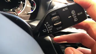 BMW X3 - How to operate the windshield wipers