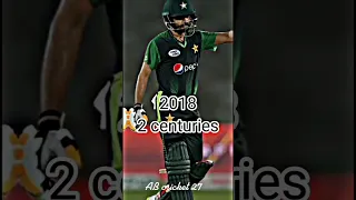 Babar azam centuries after every year💀 #shorts #trending #babarazam