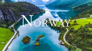 Norway • Amazing Beautiful Nature of Aurlandsfjord with Piano Relaxing 3 hours • Soothing Relaxation