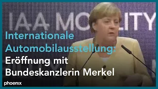 Internationale Automobilausstellung: Eröffnung mit Angela Merkel