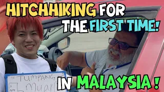 Malaysians' kindness made me cry a lot! Japanese tries hitchhiking for the first time!マレーシア