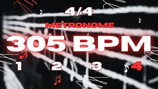 305 BPM - 4/4 Metronome