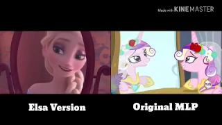 This day aria Mashup Elsa Version VS Original MLP