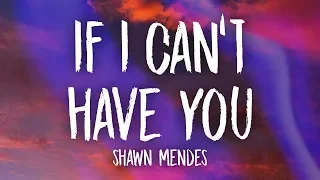 Shawn Mendes - If I Can't Have You (Lyrics)