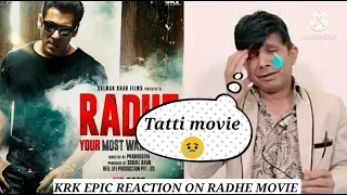 KRK epic reaction on radhe movie|KRK review radhe|KRK Roast video