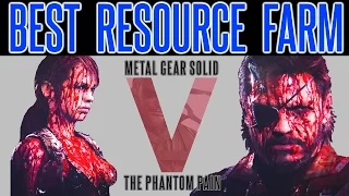 MGSV Phantom Pain - Infinite Resource Farm Tips #2 | FAST | Fuel | Precious Metal | Minor Metal