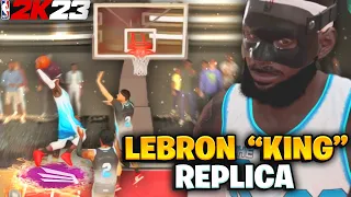 I Took My Lebron "KING" Replica Build To The Rec And It Was INSANE! NBA 2K23 The Rec