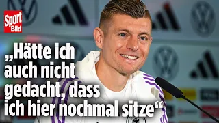 DFB Pressekonferenz: Toni Kroos und sein Comeback in der Nationalmannschaft