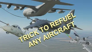 DCS:Fun trick refueling any aircraft (AV-8, F-14, F-15, A-10a, etc)
