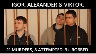 Who were the Dnepropetrovsk Maniacs and what were their crimes?? (3 guys, 1 hammer).