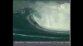 Самый экстримальный серфинг на огромных волнах