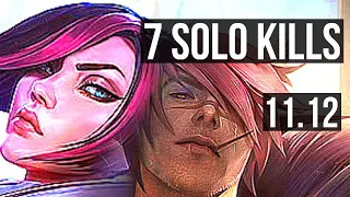 FIORA vs SETT (TOP) | 2100+ games, 7 solo kills, 1.8M mastery, 7/2/4 | KR Master | v11.12