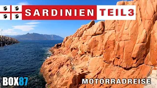 Sardinien mit dem Motorrad Teil 3 - Olbia - Cala Gonone - Rote Felsen von Sardinien
