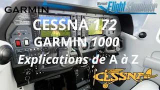 FS 2020 G 1000 | POUR DEBUTANTS EXPLICATIONS | TUTO | FR