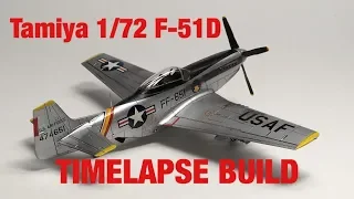 Tamiya 1/72 F-51D Mustang "Korean War"- TIMELAPSE BUILD!