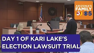 Trial begins for Kari Lake's election lawsuit