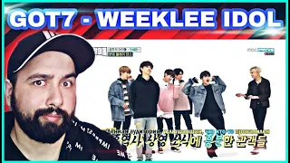 РЕАКЦИЯ НА Weekly idol-ep.294 GOT7(Rus sub)