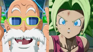Dragon Ball FighterZ - Master Roshi All Unique Intros / Outros & Interactions (4k)